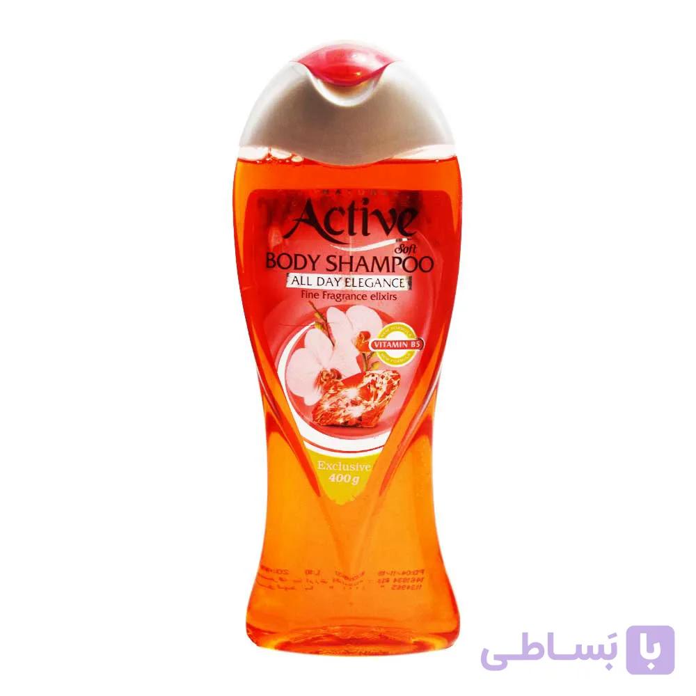 شامپو بدن مینرال قرمز اکتیو ACTIVE وزن 400 گرم