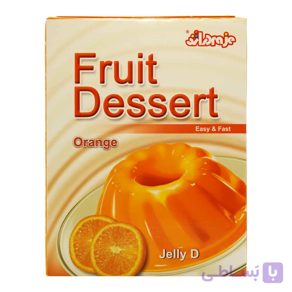 دسر میوه ای جلید JELLYD با طعم پرتقال وزن 50 گرم