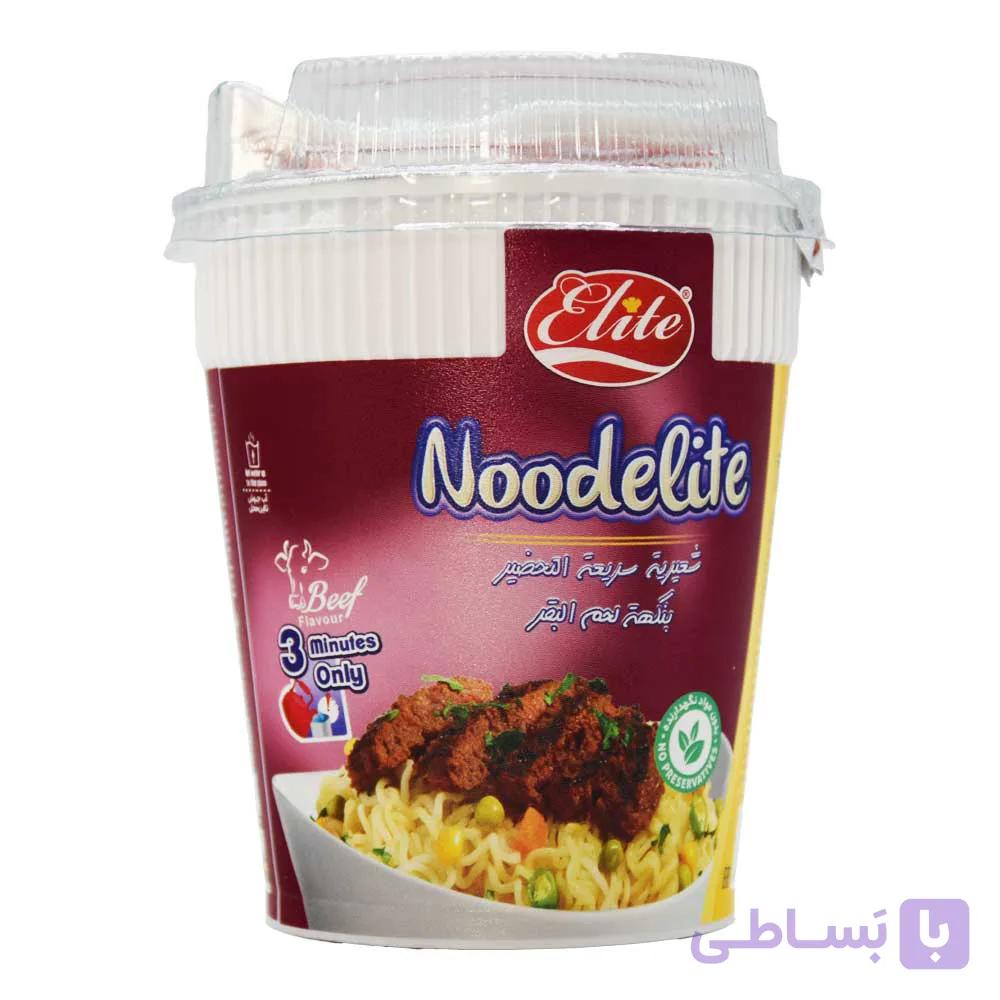 نودل فوری لیوانی نودالیت NOODELITE با طعم مرغ وزن 65 گرم
