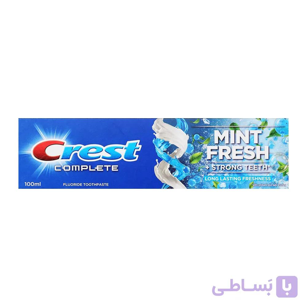 خمیر دندان کرست CREST اصلی آلمان مدل Mint Fresh حجم 100 میلی لیتر