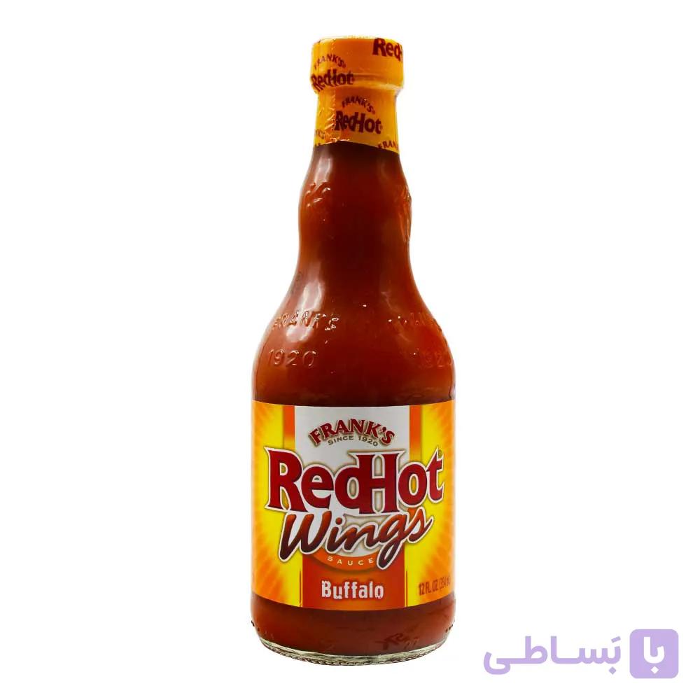 سس فلفل رد هات REDHOT وینگز  اصل آمریکا مدل بوفالو حجم 354 میل