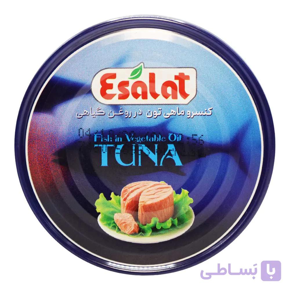 تن ماهی در روغن گیاهی اصالت ESALAT وزن 180 گرم — تصویر 1