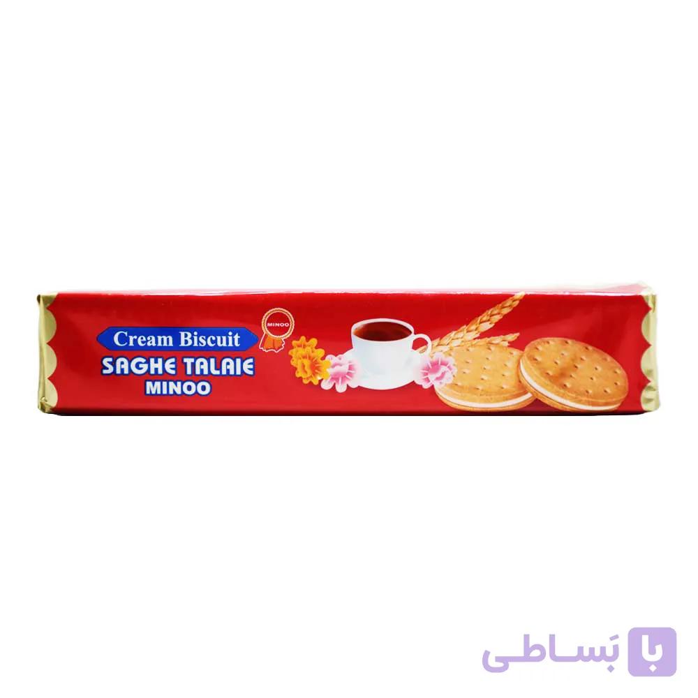 بیسکوییت کرمدار ساقه طلایی مینو MINOO وزن 192 گرم