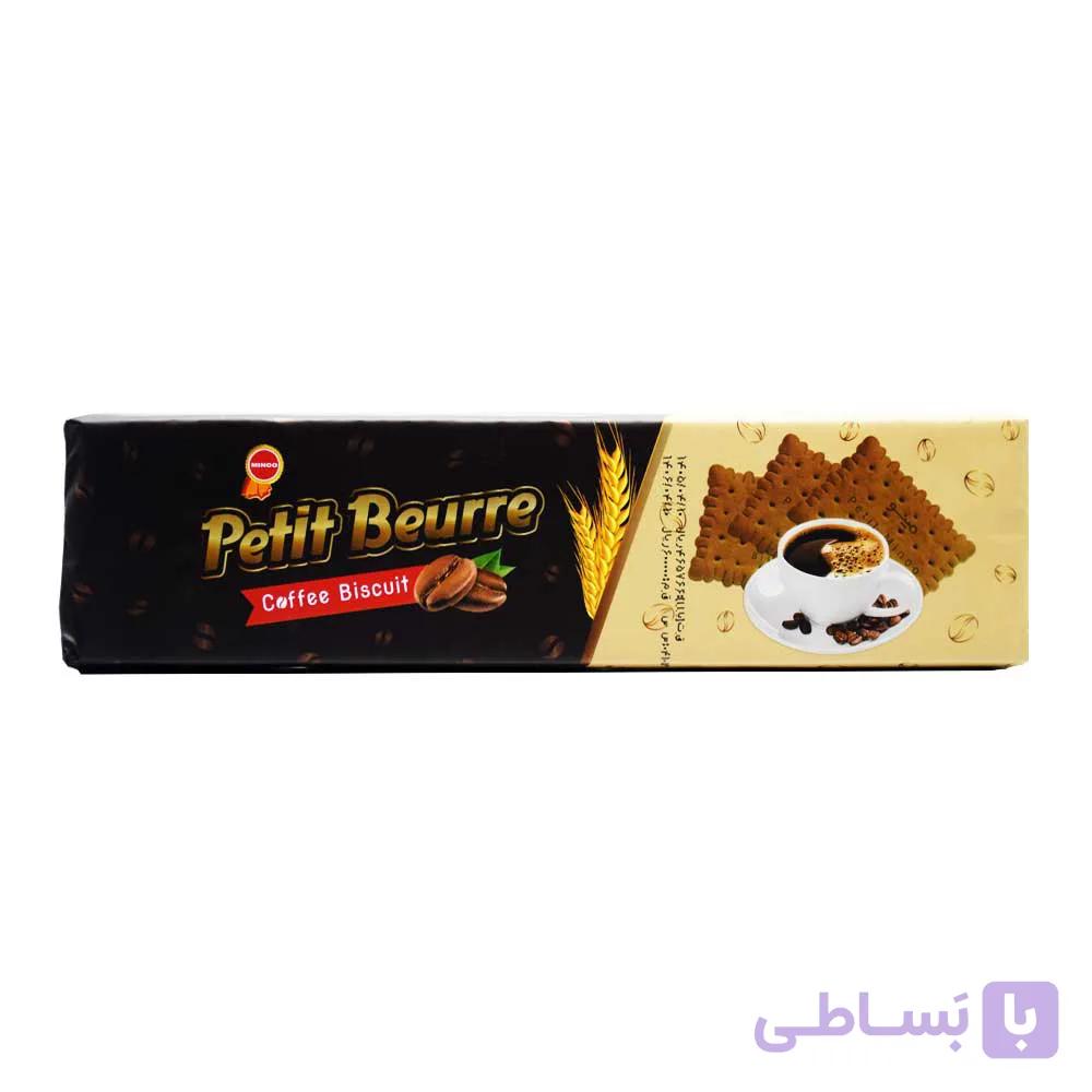 بیسکوییت پتی بور مینو MINO با طعم قهوه وزن 100 گرم