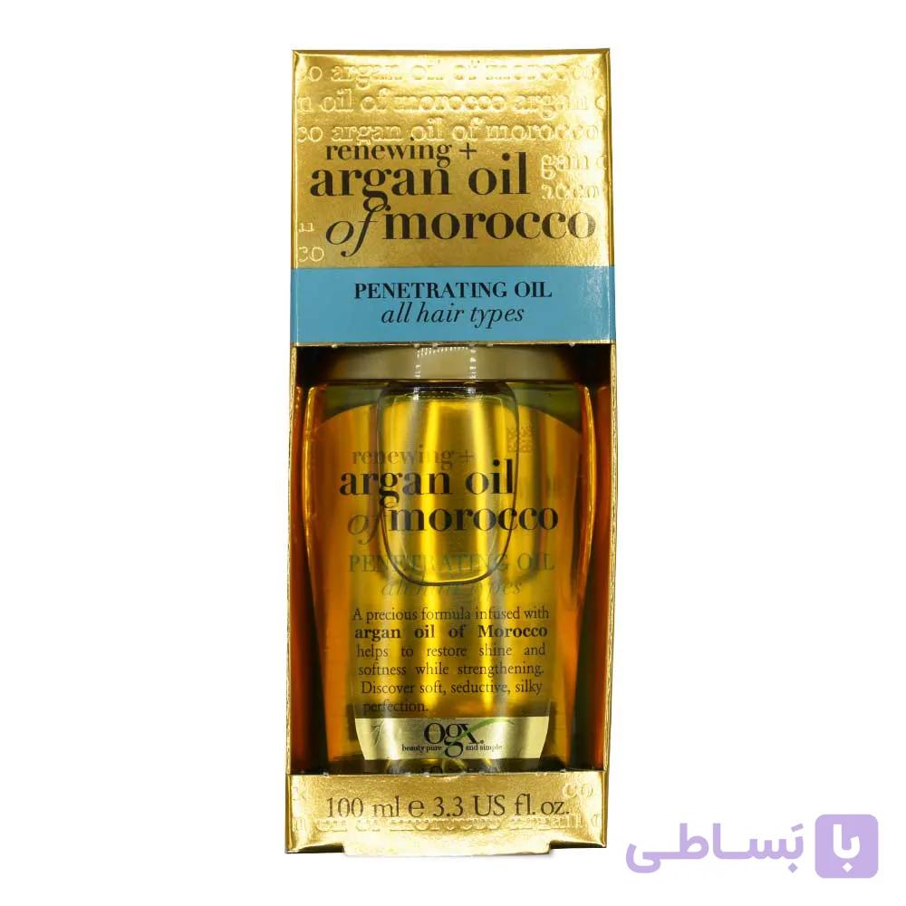 روغن آرگان مراکشی او جی ایکس OGX مدل Penetrating حجم 100 میلی لیتر