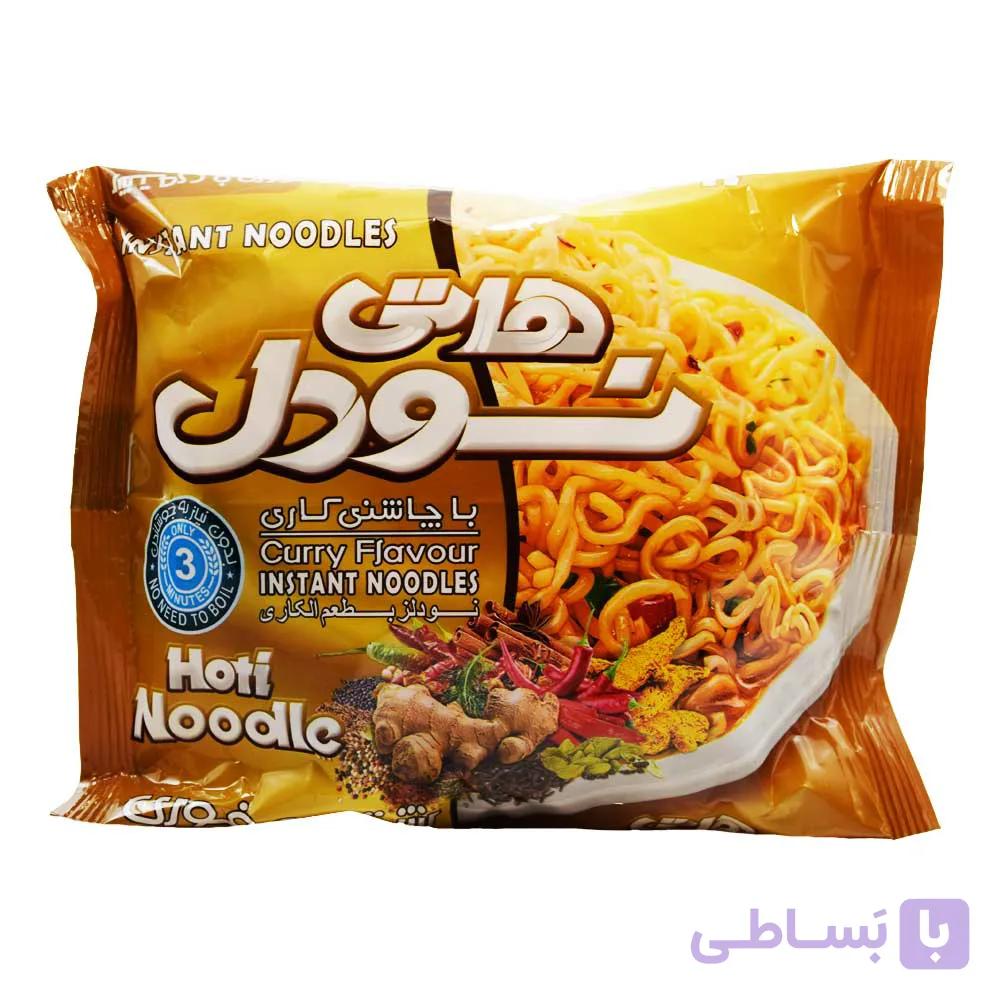 نودل فوری هاتی کارا HOTI NOODLE با طعم ادویه کاری وزن 77 گرم