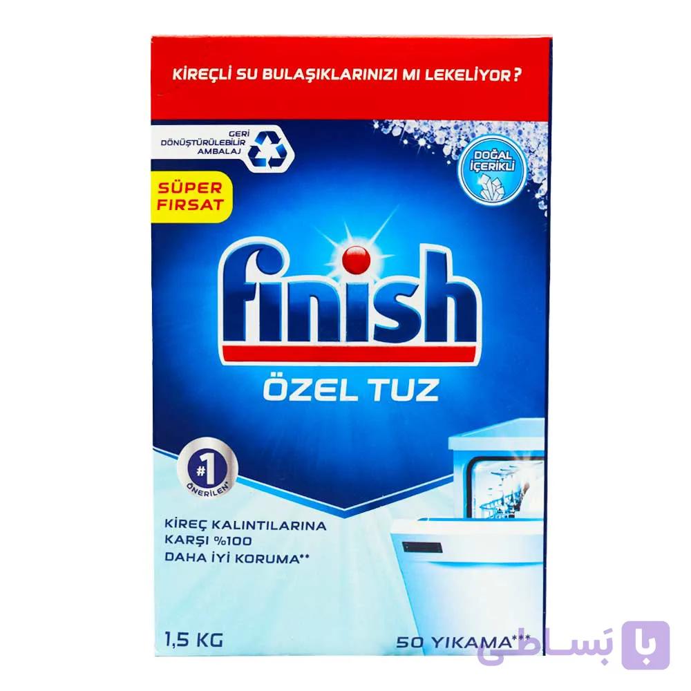 نمک ماشین ظرفشویی فینیش FINISH اصل وزن 1.5 کیلوگرم — تصویر 1