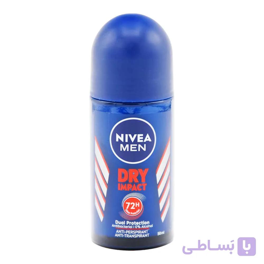 مام رول مردانه ضد تعریق نیوآ اصل آلمان مدل Dry Impact حجم 50 میلی لیتر