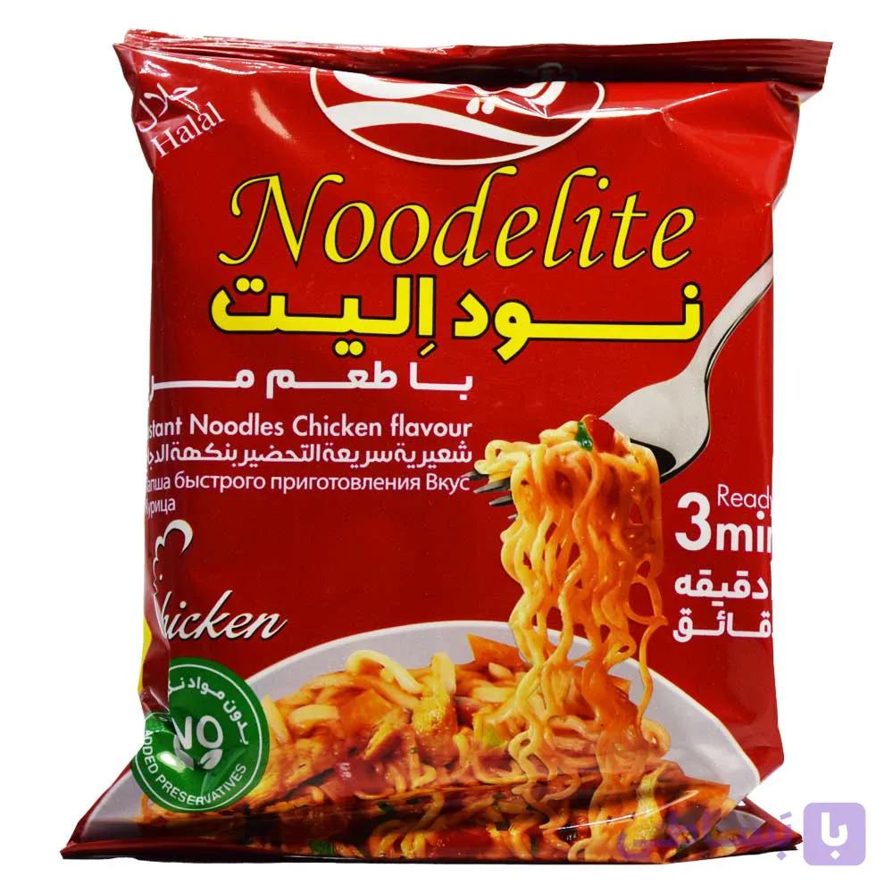 نودل فوری نودالیت NOODELITE با طعم باربیکیو وزن 75 گرم