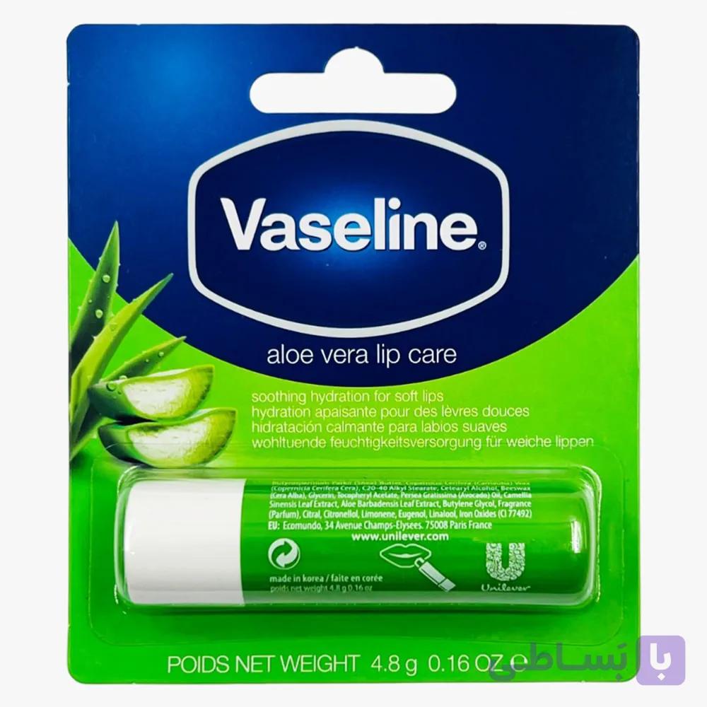 بالم لب استیکی وازلین VASELINE اصل کره جنوبی مدل Aloe Vera