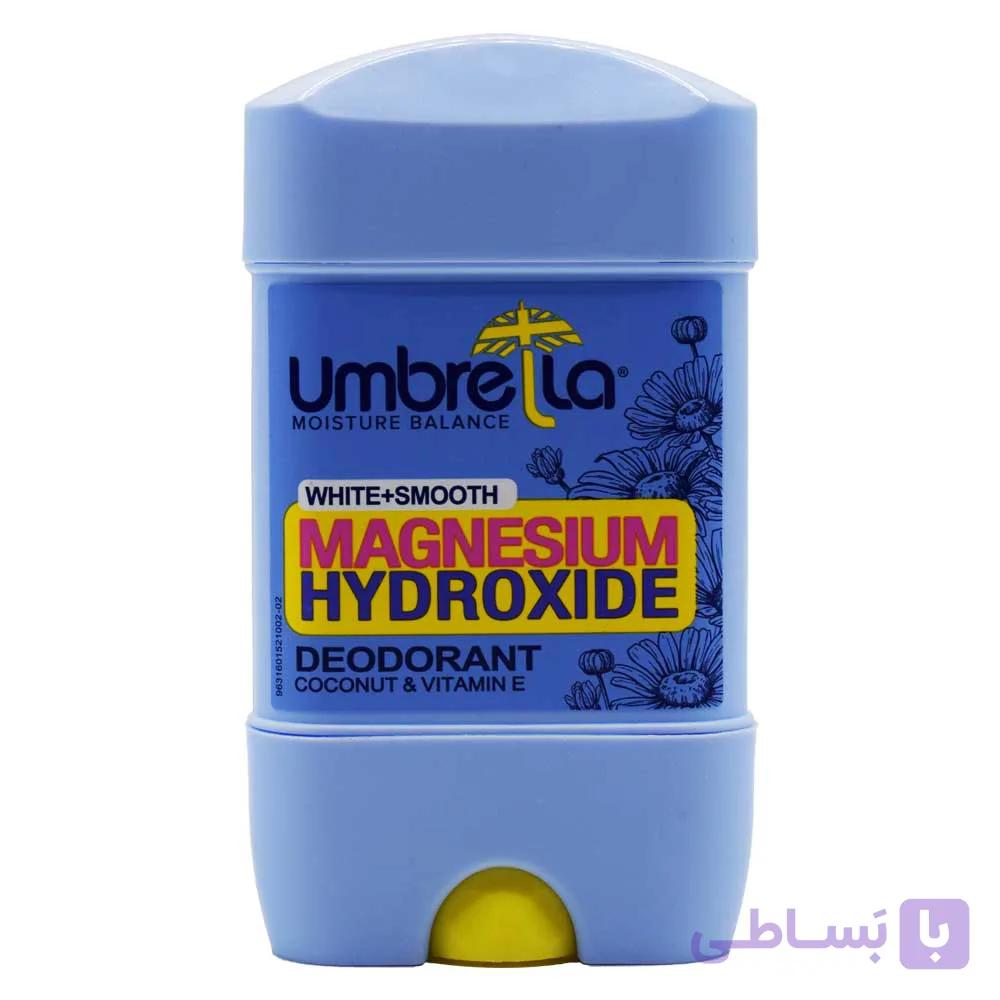 استیک ضد تعریق زنانه آمبرلا UMBRELLA مدل White Smooth حجم 75 میلی لیتر