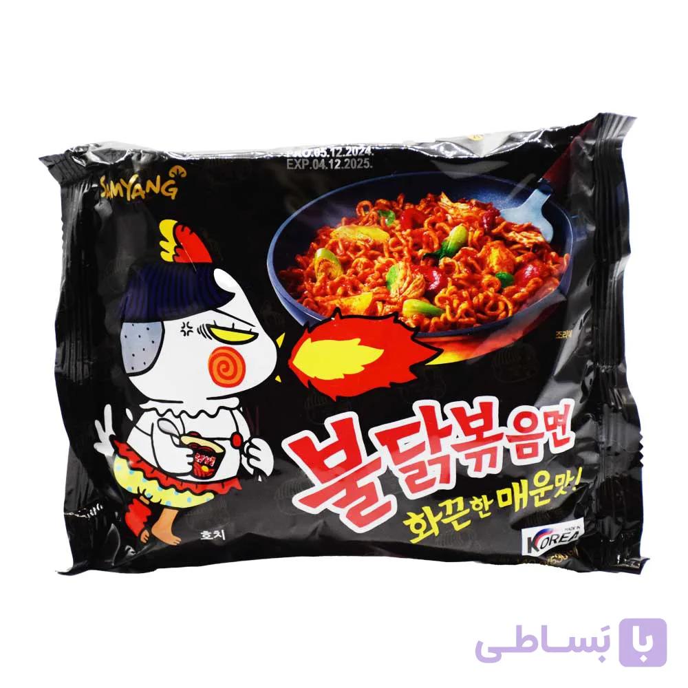 نودل بسته ای سامیانگ SAMYANG اصل کره جنوبی مدل مرغ تند سرخ شده بسته 140 گرمی