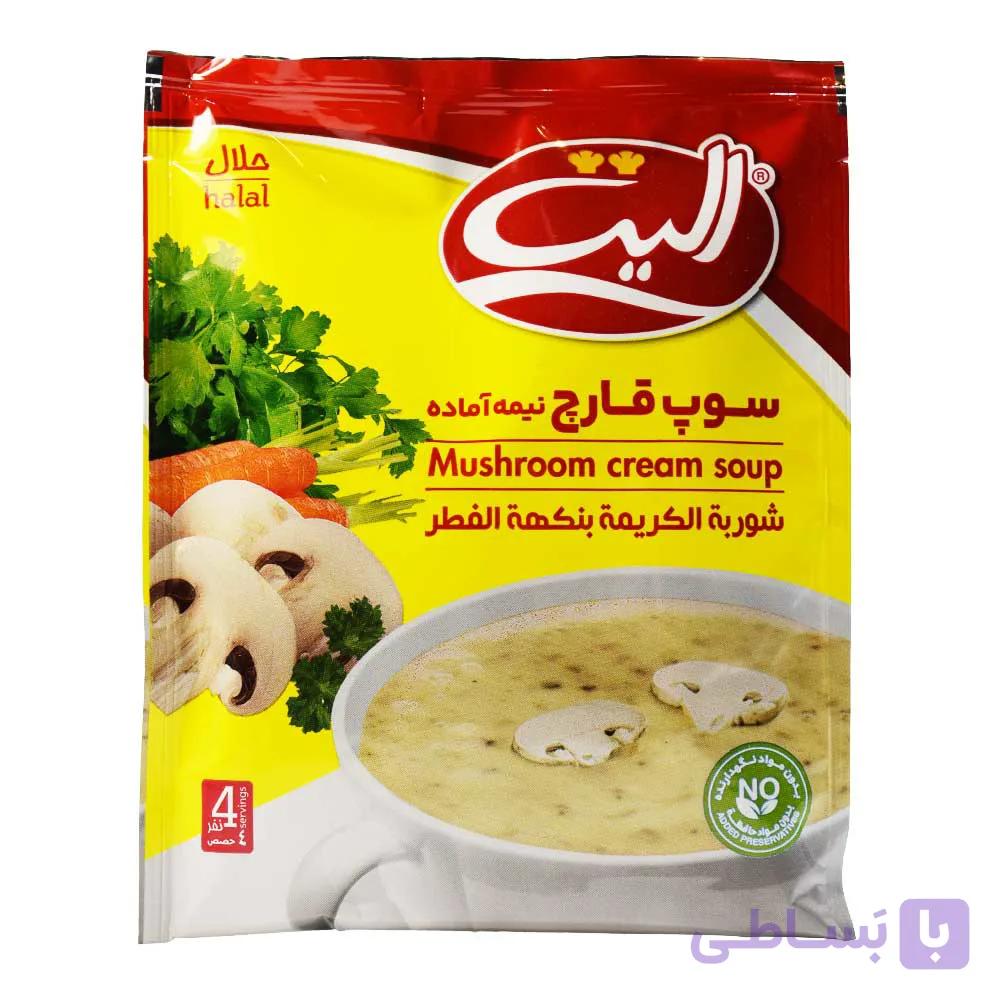 سوپ قارچ نیمه آماده الیت ELITE وزن 61 گرم