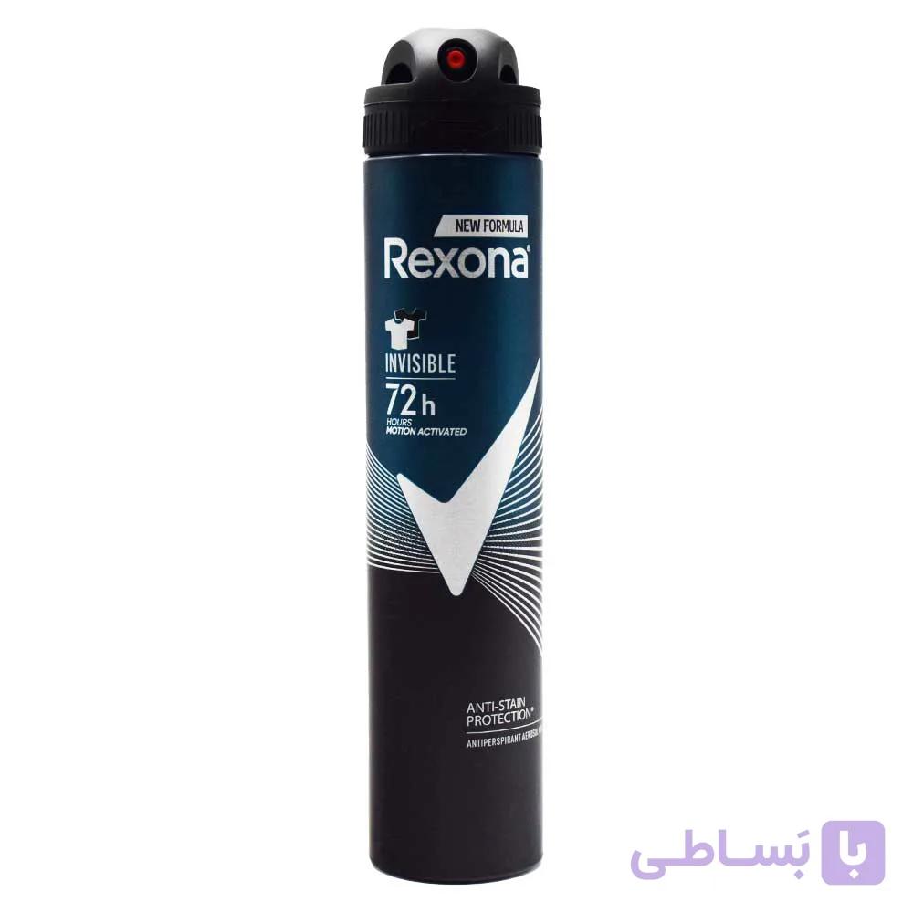 اسپری بدن ضد تعریق مردانه رکسونا اصل آرژانتین مدل Anti Bacterial Invisible حجم 200 میلی لیتر
