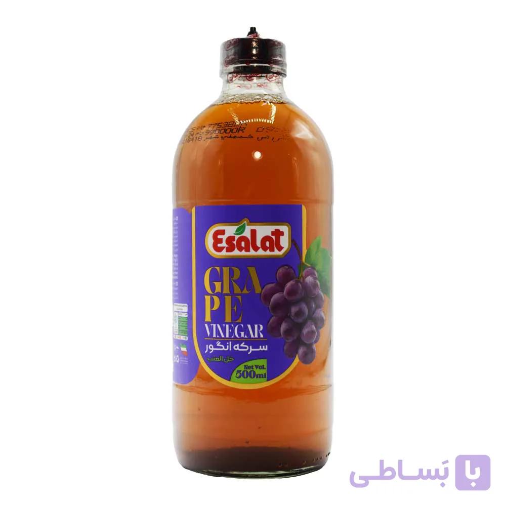 سرکه انگور اصالت ESALAT حجم 500 میلی لیتر