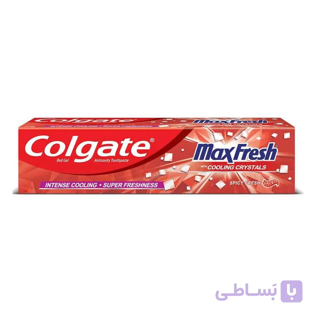 خمیر دندان کلگیت COLGATE مدل مکس فرش Fresh Spicy حجم 100 میلی لیتر — تصویر 1