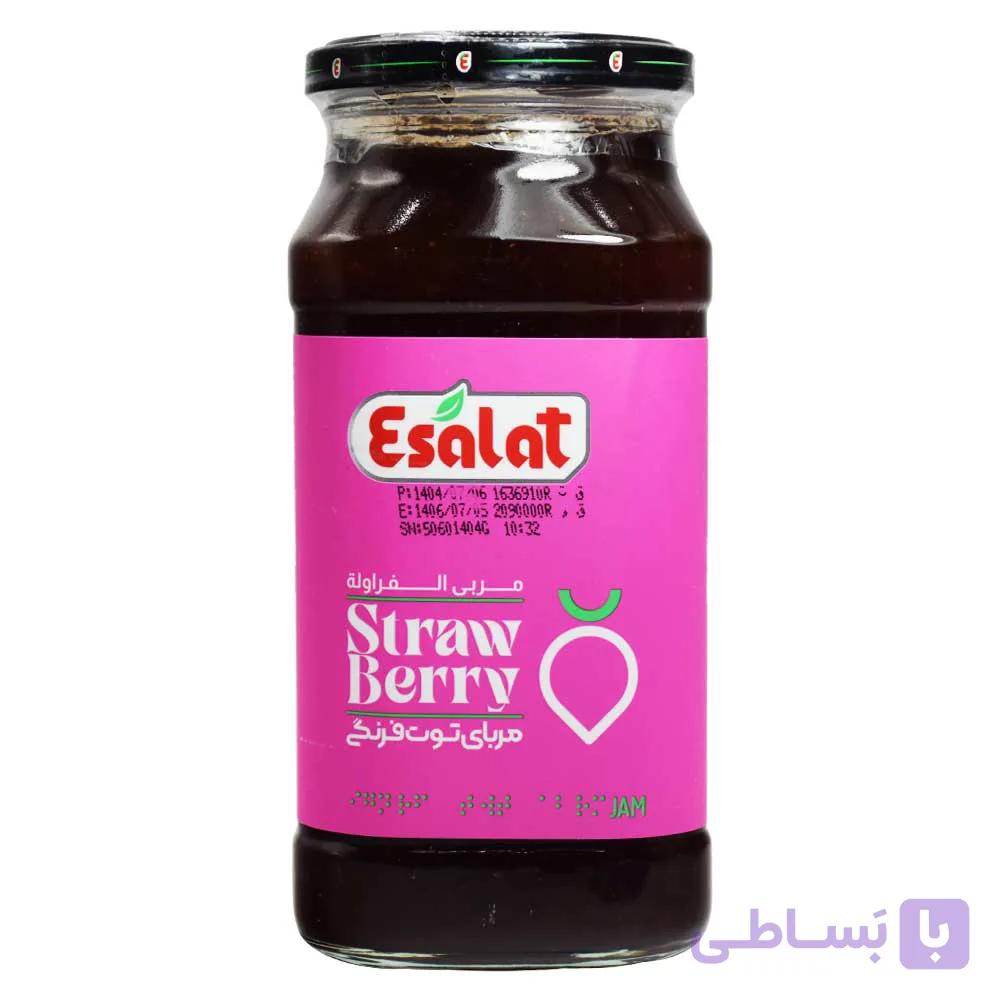 مربا توت فرنگی اصالت ESALAT وزن 310 گرم