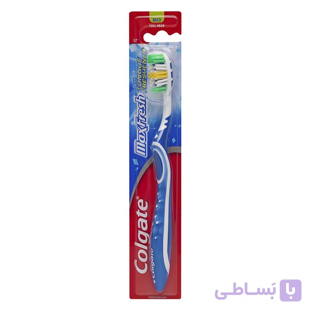 مسواک کلگیت COLGATE اصل وارداتی مدل Max Fresh با برس مدیوم