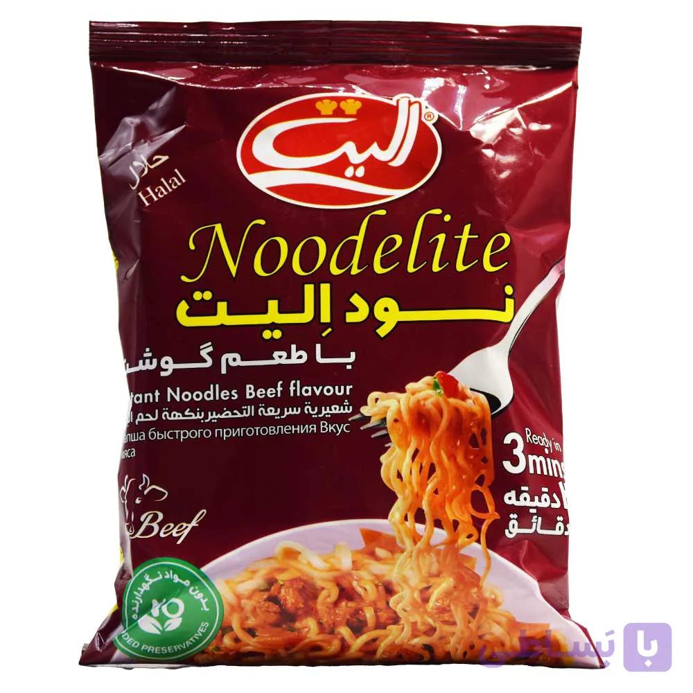 نودل فوری نودالیت NOODELITE با طعم سبزیجات وزن 75 گرم