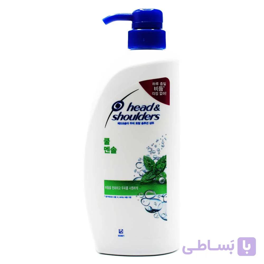 شامپو ضد شوره خنک کننده هد اند شولدرز SHOULDERS اصل تایلند حجم 750 میلی لیتر