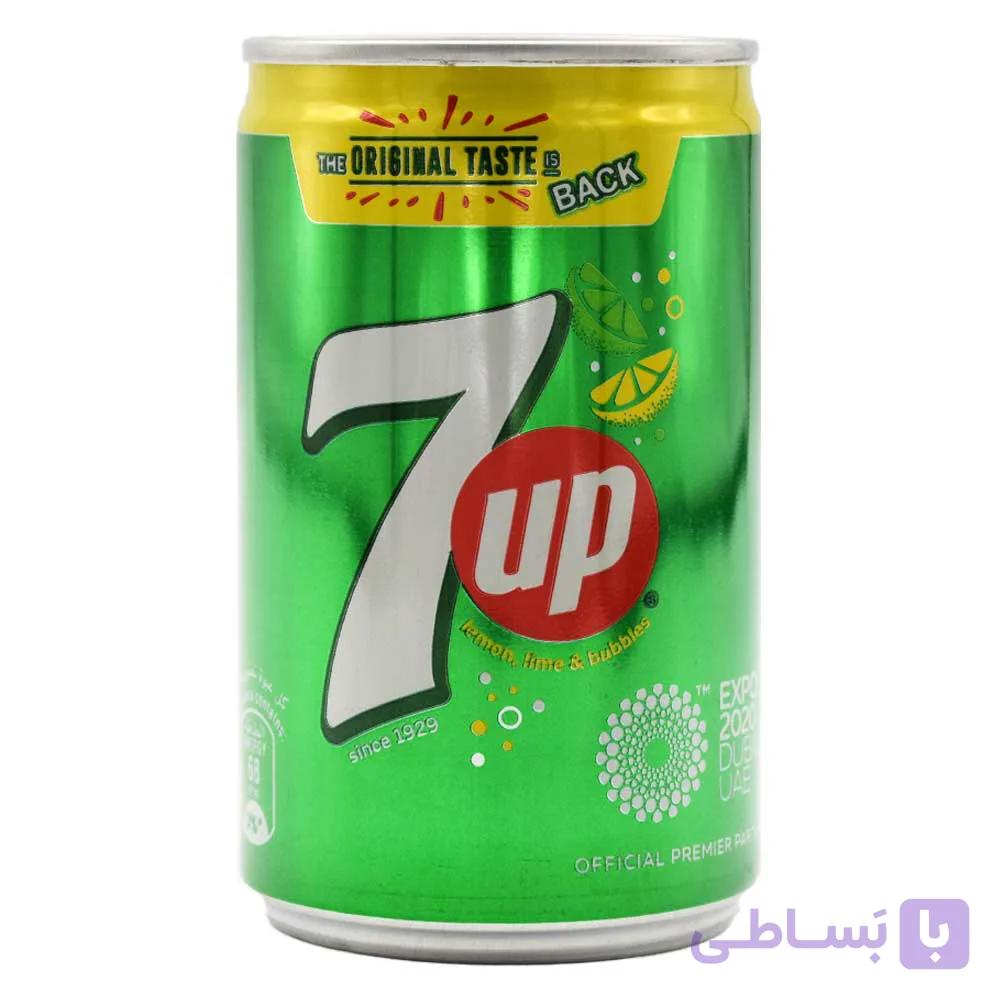 نوشابه سون آپ 7UP اصل اماراتی حجم 155 میلی لیتر (شات کوچک) — تصویر 1
