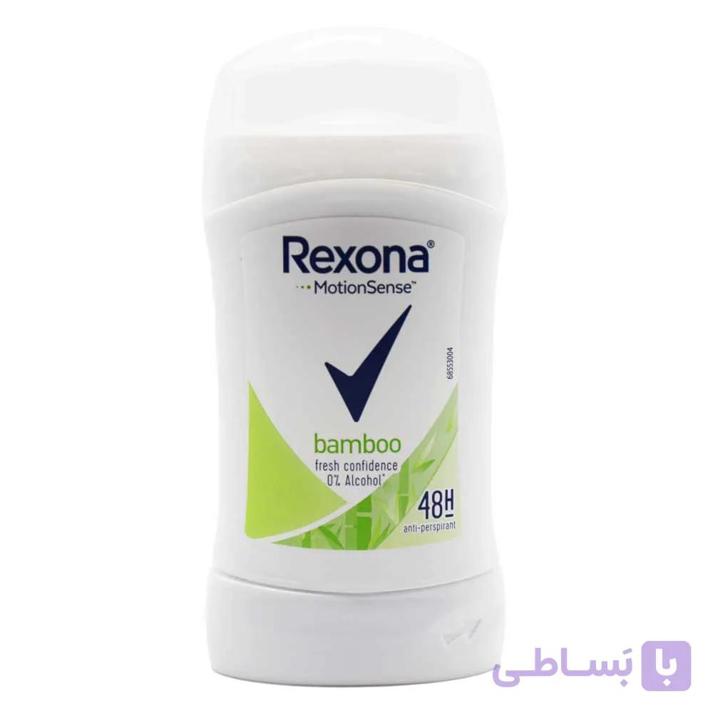 استیک ضد تعریق (مام صابونی) زنانه رکسونا REXONA اصلی مدل Bamboo
