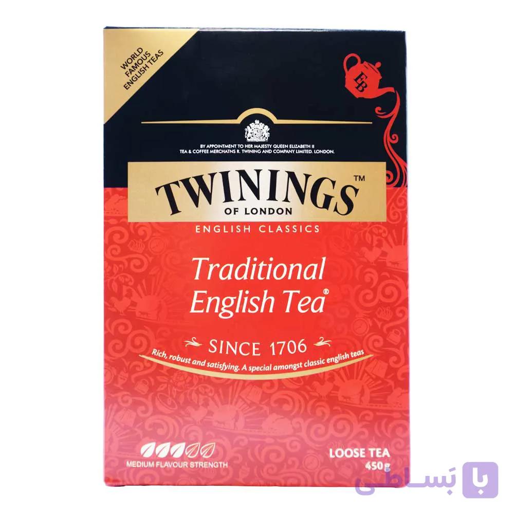 چای سیاه توینینگز TWININGS مدل انگلیسی بسته 450 گرمی