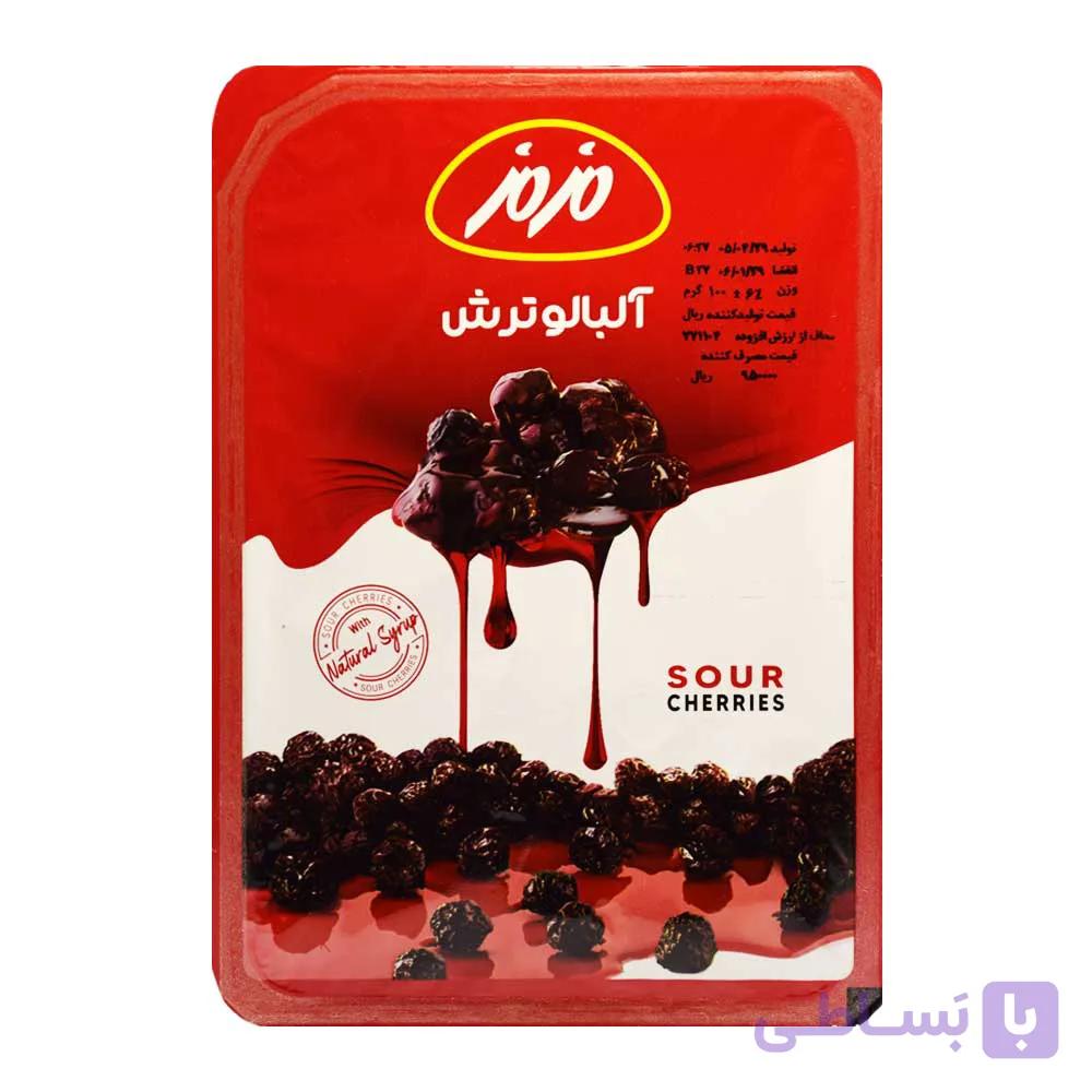 آلبالو ترش مزمز MAZ MAZ وزن 100 گرم
