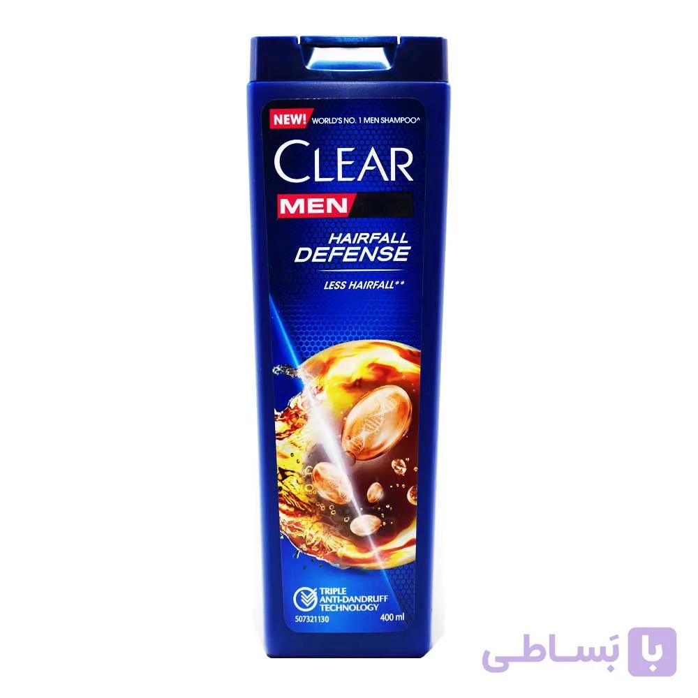 شامپو ضد شوره آقایان کلیر CLEAR مدل Hairfall Defense حجم 400 میلی لیتر