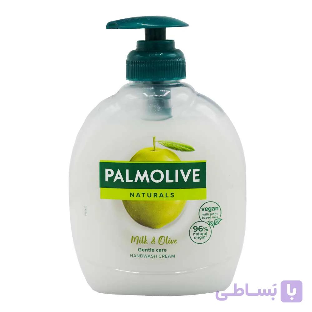 مایع دستشویی پالمولیو PALMOLIVE اصل ایتالیا مدل شیر و زیتون حجم 300 میلی لیتر