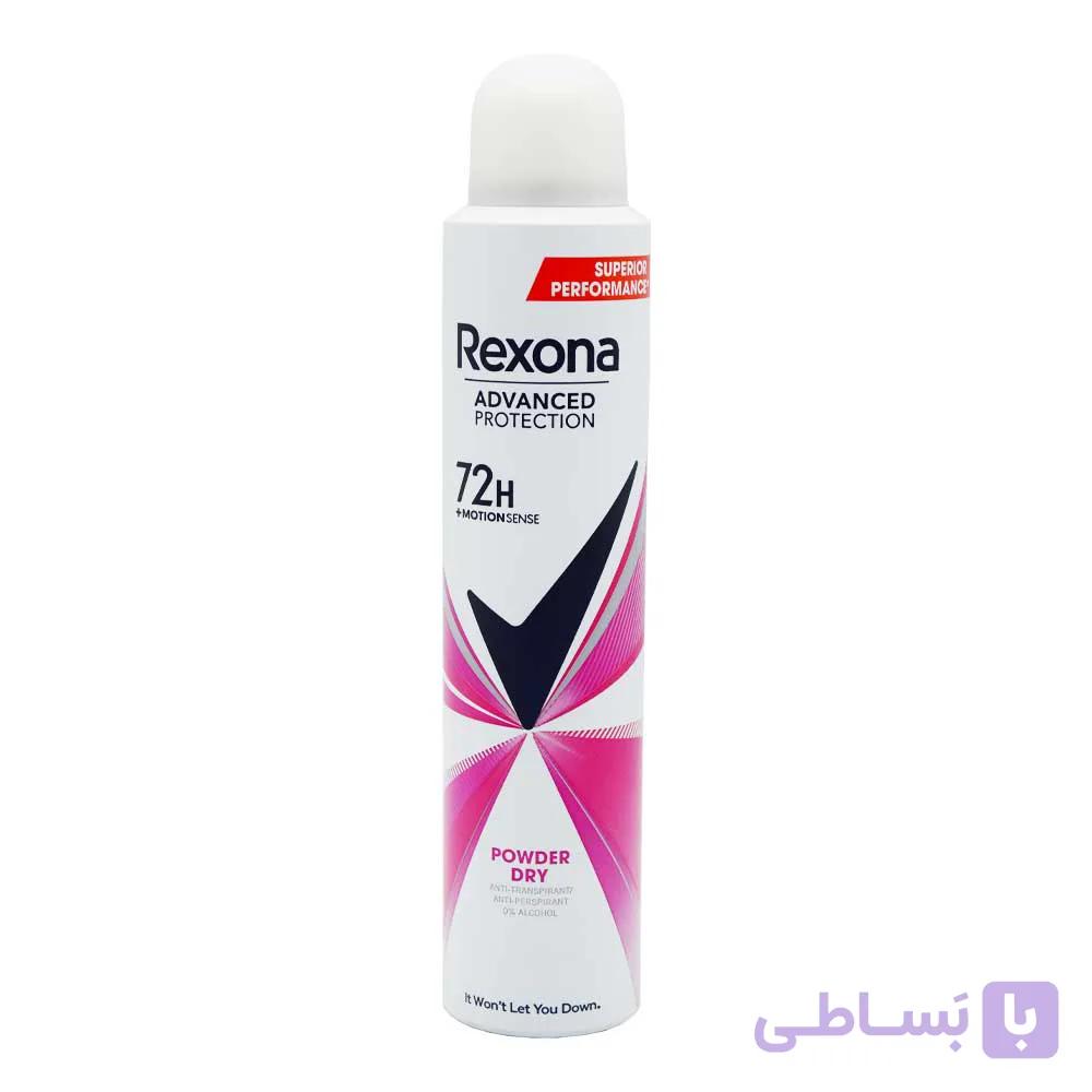 اسپری بدن ضد تعریق مردانه رکسونا REXONA اصل آرژانتین مدل Active Dry حجم 200 میلی لیتر