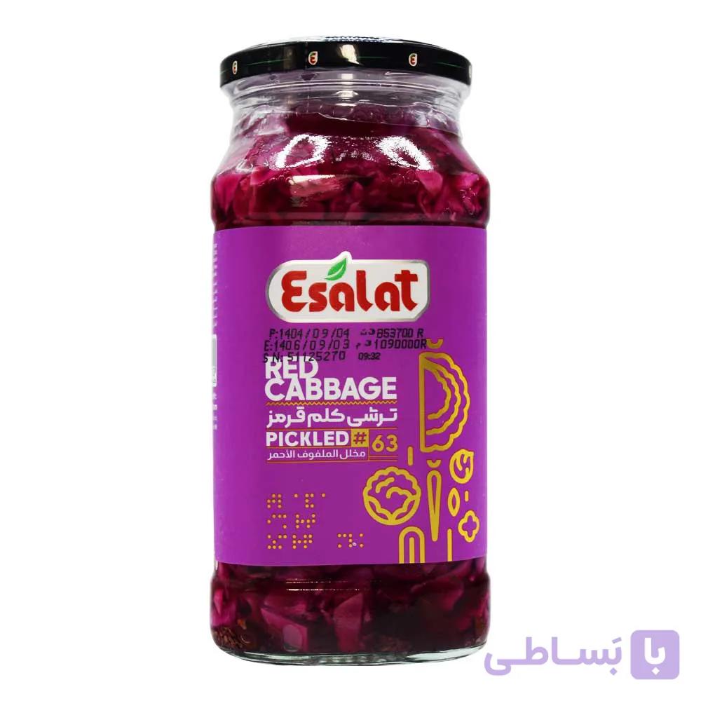 ترشی کلم قرمز اصالت ESALAT وزن 570 گرم