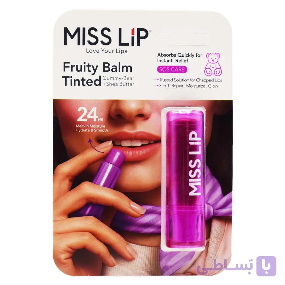 بالم لب میس لیپ MISS LIP با رایحه پاستیل خرسی وزن 4.8 گرم