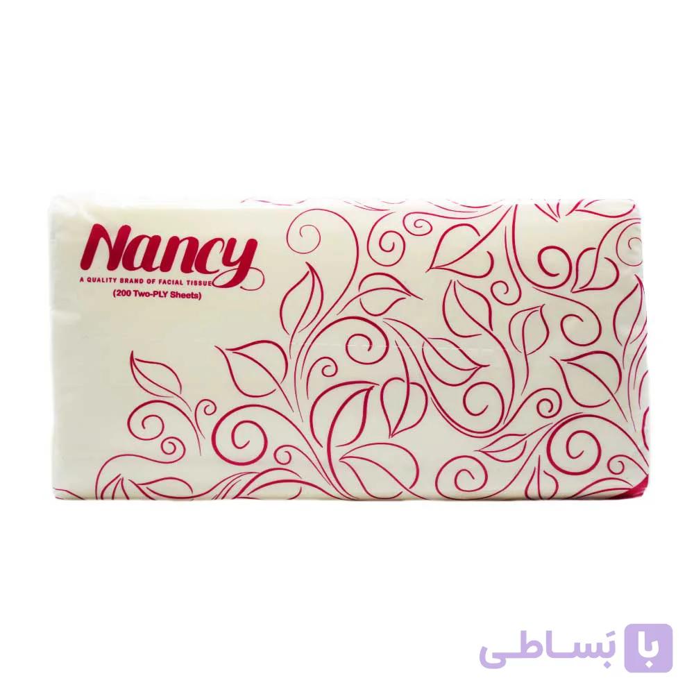 دستمال کاغذی 2 لایه نانسی NANCY بسته 200 برگی