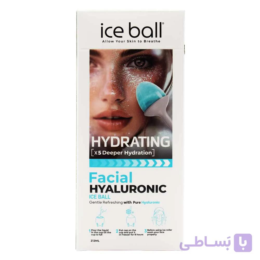 ژل آبرسان صورت آیس بال ICE BALL مدل هیالورونیک حجم 212 میلی لیتر