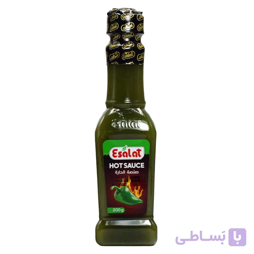 سس تند فلفل سبز اصالت ESALAT وزن 200 گرم