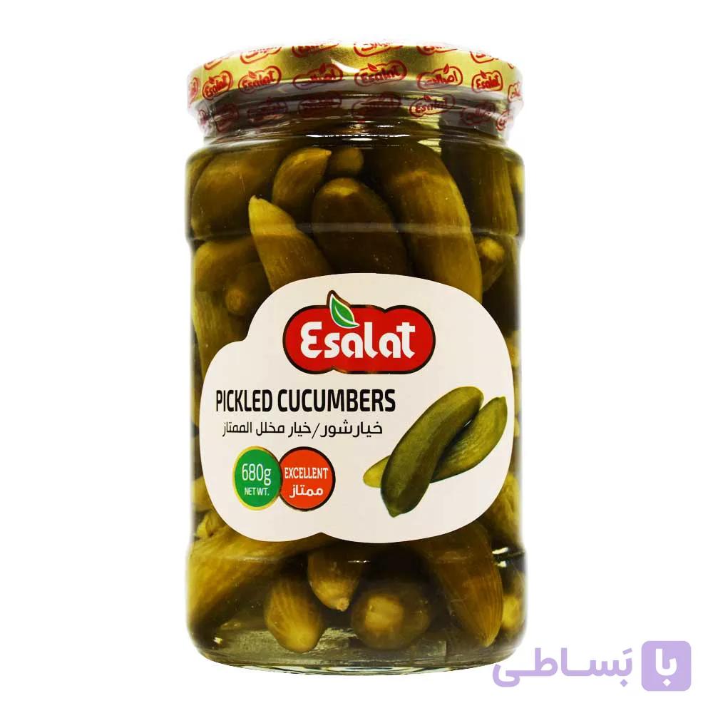 خیارشور ممتاز اصالت ESALAT وزن 680 گرم