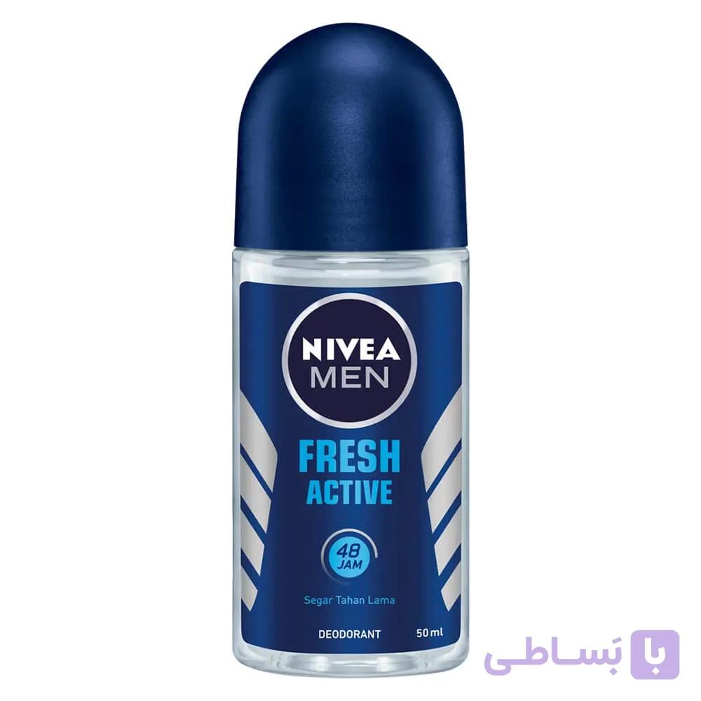 مام رول مردانه ضد تعریق نیوآ NIVEA اصل آلمان مدل Fresh Active حجم 50 میلی لیتر