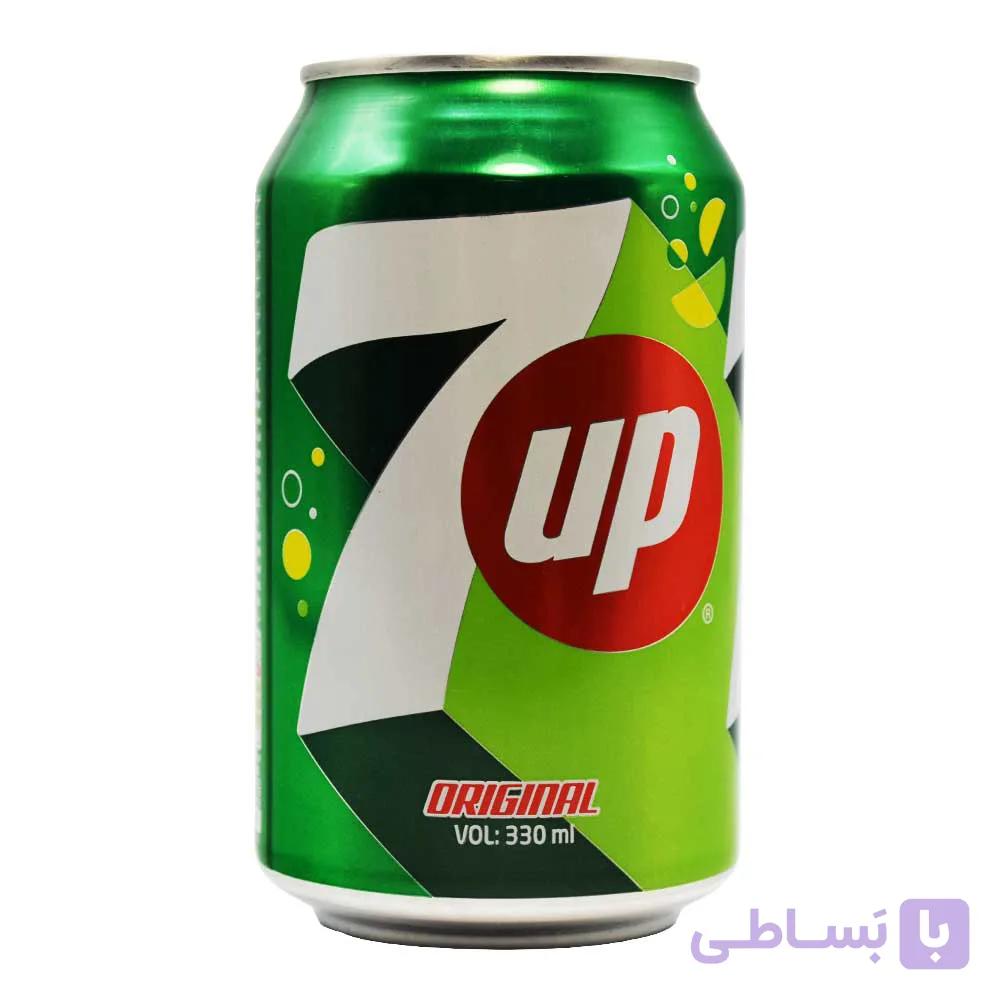 نوشابه گازدار سون آپ 7UP حجم 330 میلی لیتر