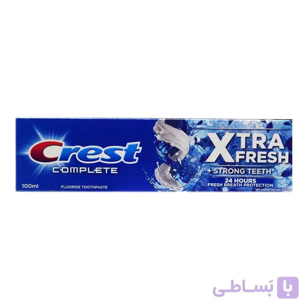 خمیر دندان کرست CREST اصلی آلمان مدل Xtra Fresh حجم 100 میلی لیتر
