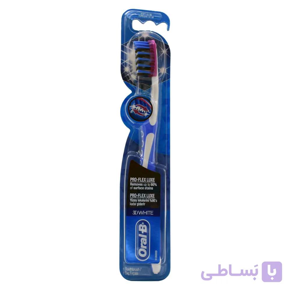 مسواک اورال بی ORAL-B اصل ایرلند مدل Pro Expert Pro Flex Lux 3D White — تصویر 1
