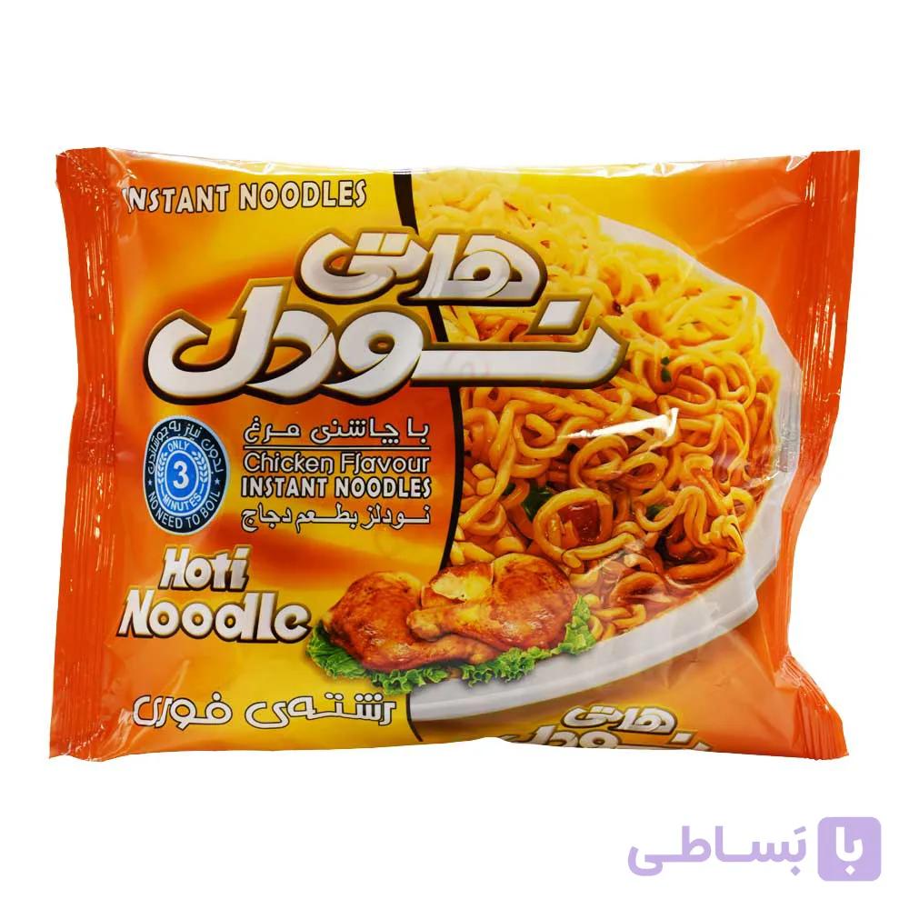 نودل فوری هاتی کارا HOTI NOODLE با طعم مرغ وزن 77 گرم