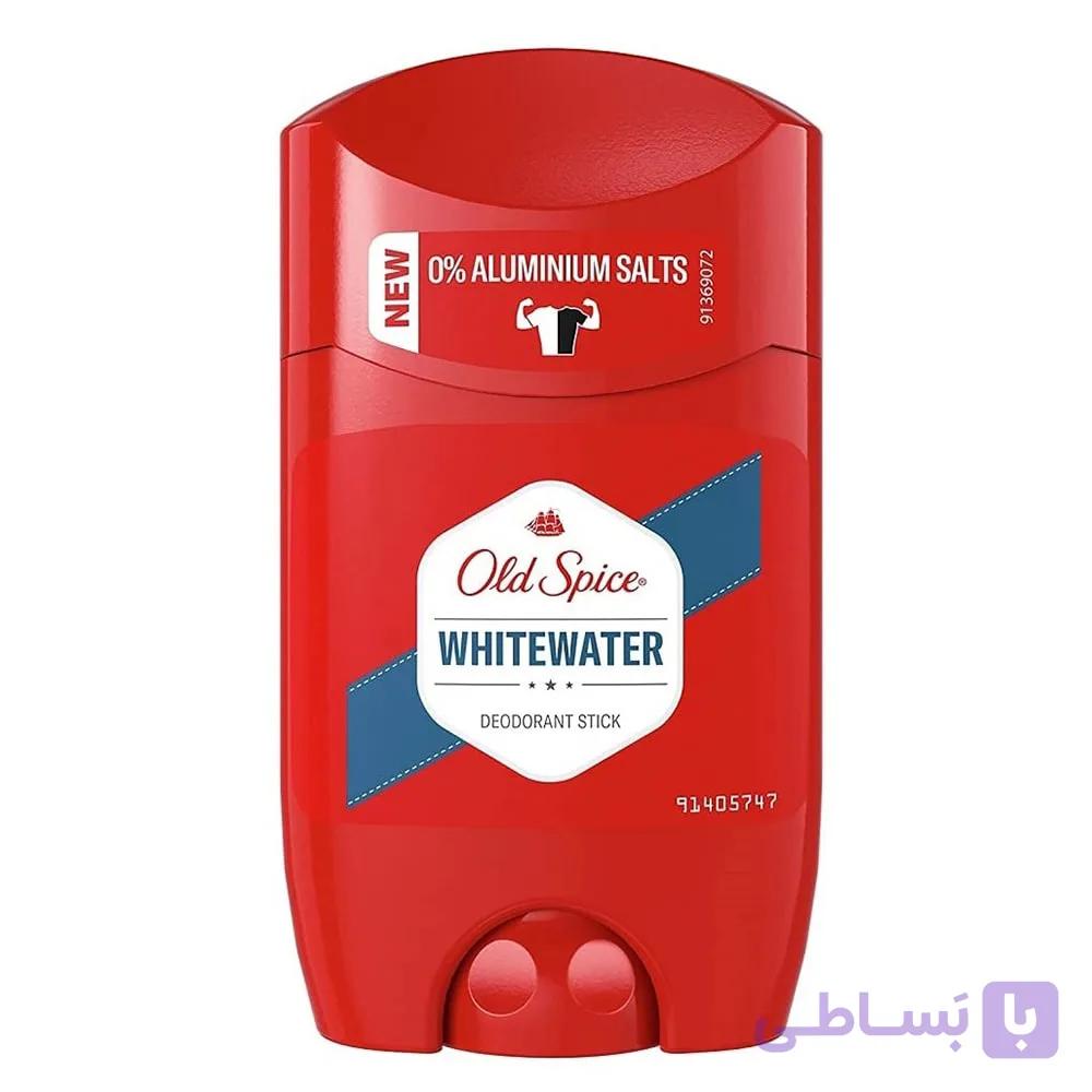استیک ضد تعریق (مام صابونی) مردانه اولد اسپایس مدل WhiteWater حجم 50 میلی لیتر