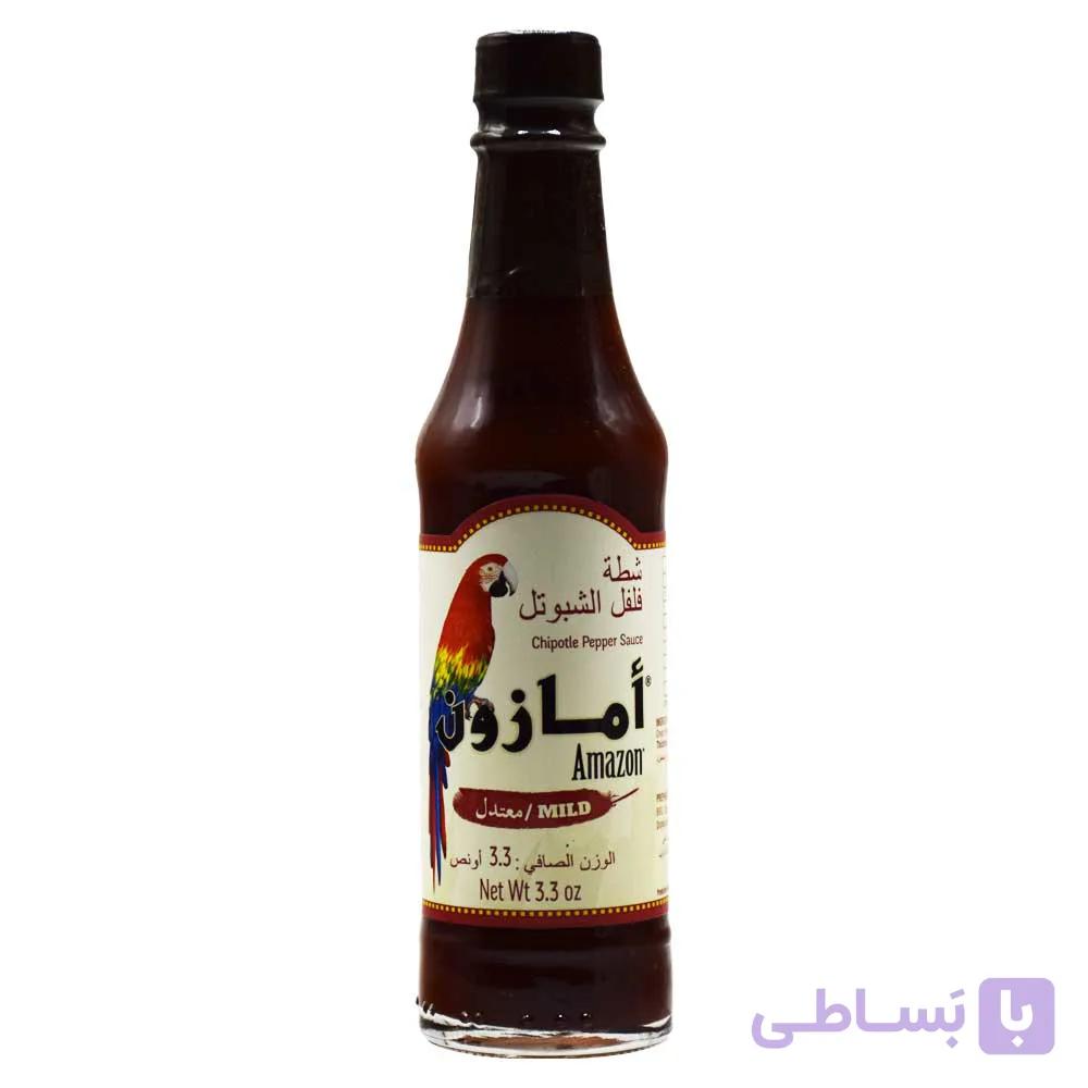 سس فلفل آمازون AMAZON اصل کلمبیا مدل فلفل شیپوتلی وزن 93 گرم
