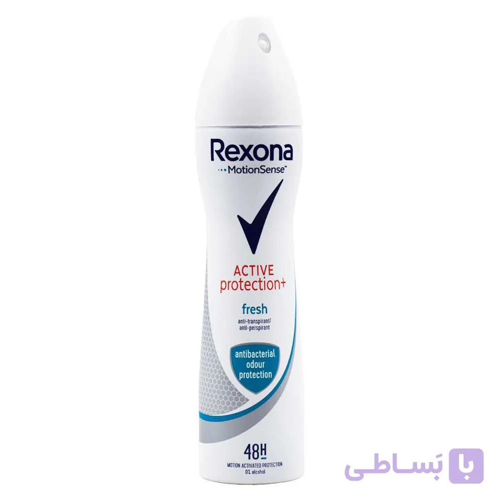 اسپری بدن ضد تعریق رکسونا REXONA اصلی ایتالیایی مدل Active Protection Fresh حجم 200 میلی لیتر
