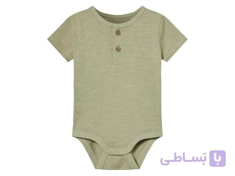 بادی آستین کوتاه یقه سه دکمه لوپیلو — تصویر 1