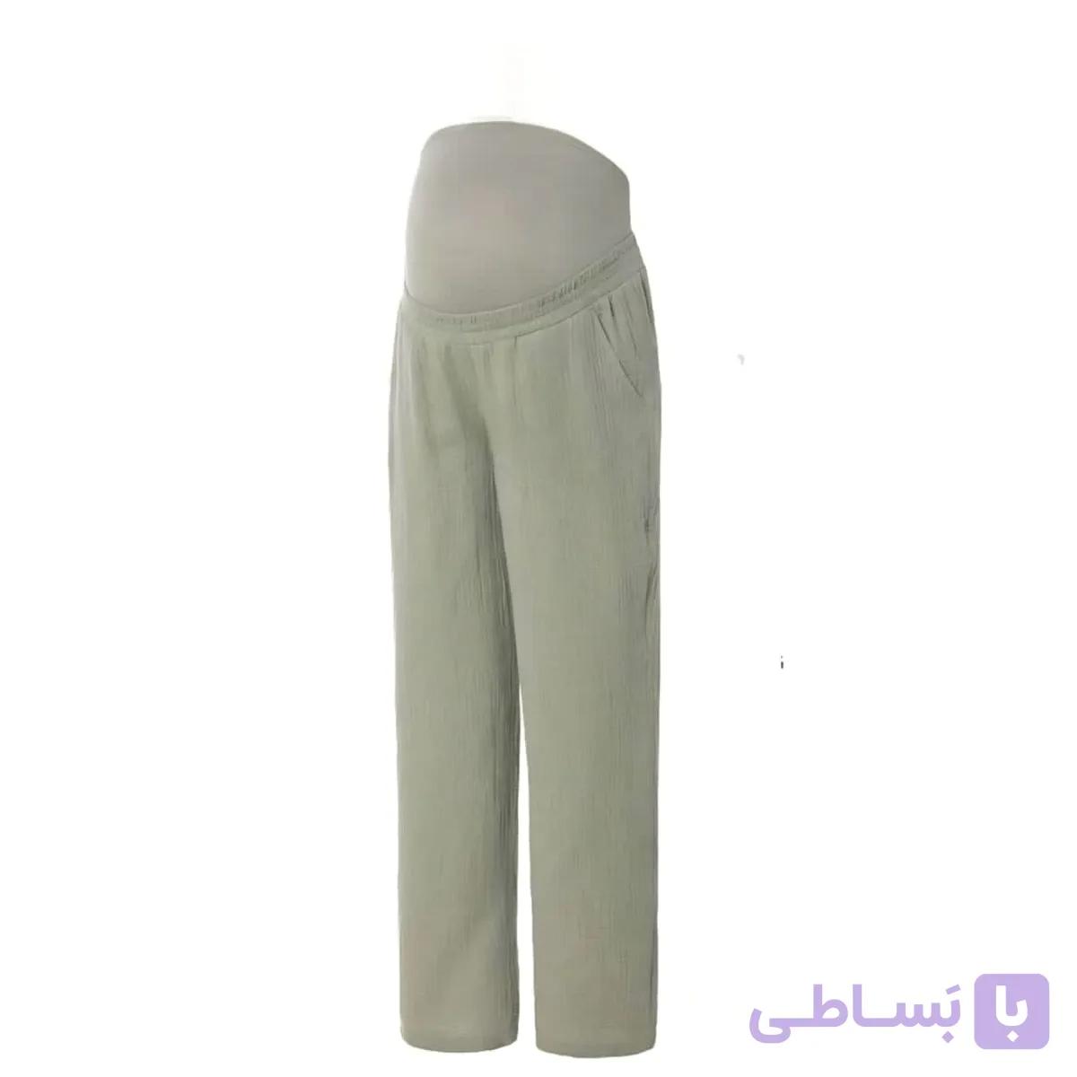 شلوار بارداری موسلین اسمارا (مشکی) — تصویر 1