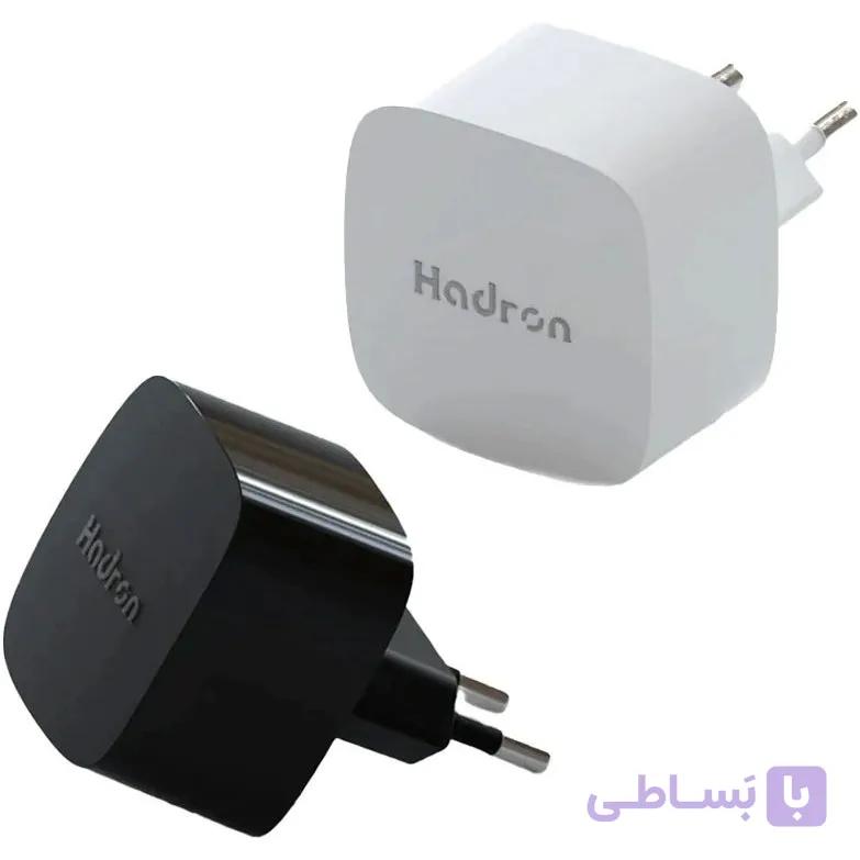 شارژر دیواری هادرون C1016 با دو پورت USB-C توان 65 وات — تصویر 1