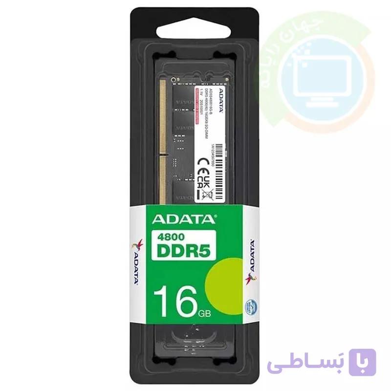 رم لپ تاپ ADATA مدل 16GB 4800MHz DDR5 — تصویر 1