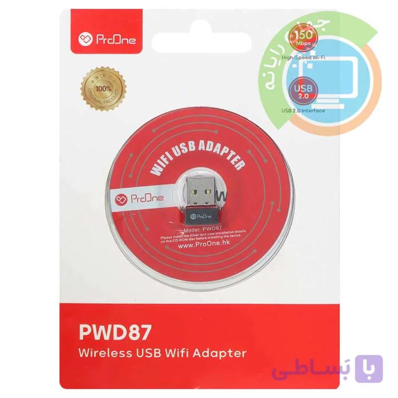 کارت شبکه بی سیم ProOne PWD87 300Mbps — تصویر 1